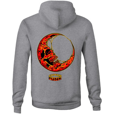 BLOOD MOON - Mens Pocket Hoodie - BACK PRINT