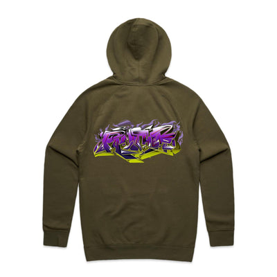 PANTHER (R) - Mens Pocket Hoodie - BACK PRINT