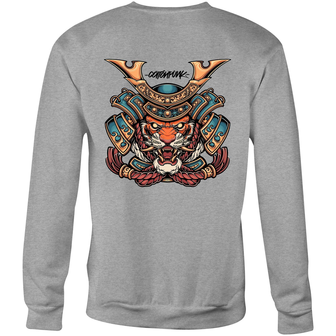 SPIRIT TIGER - Mens Sweatshirt - BACK PRINT