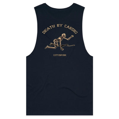 DEATH BY CARDIO - Mens Sleeveless T-Shirt - BACK PRINT