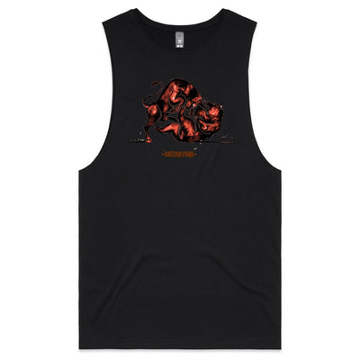 MONEY FIGHT - Mens Sleeveless T-Shirt - FRONT PRINT