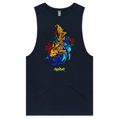 KOI - Mens Sleeveless T-Shirt - FRONT PRINT