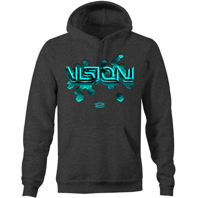 VISION - Mens Pocket Hoodie - FRONT PRINT