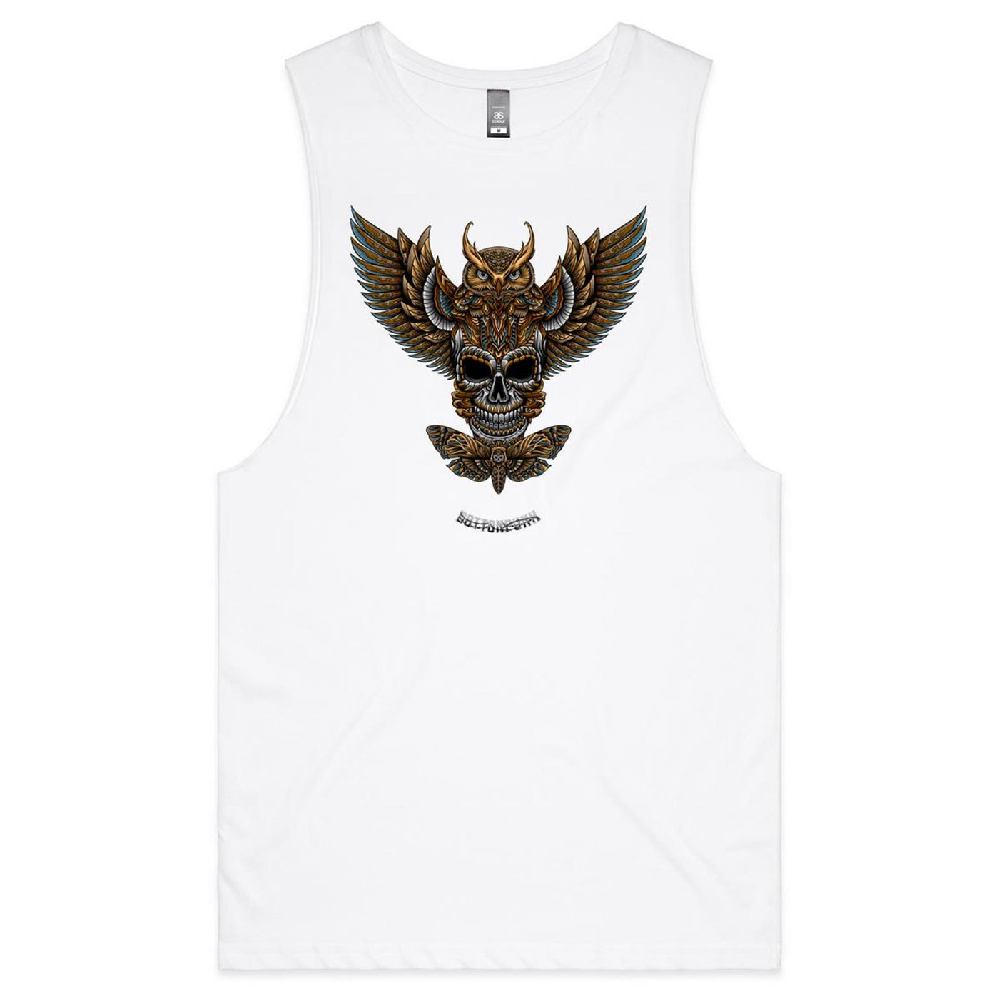 NIGHT HUNT - Mens Sleeveless T-Shirt - FRONT PRINT