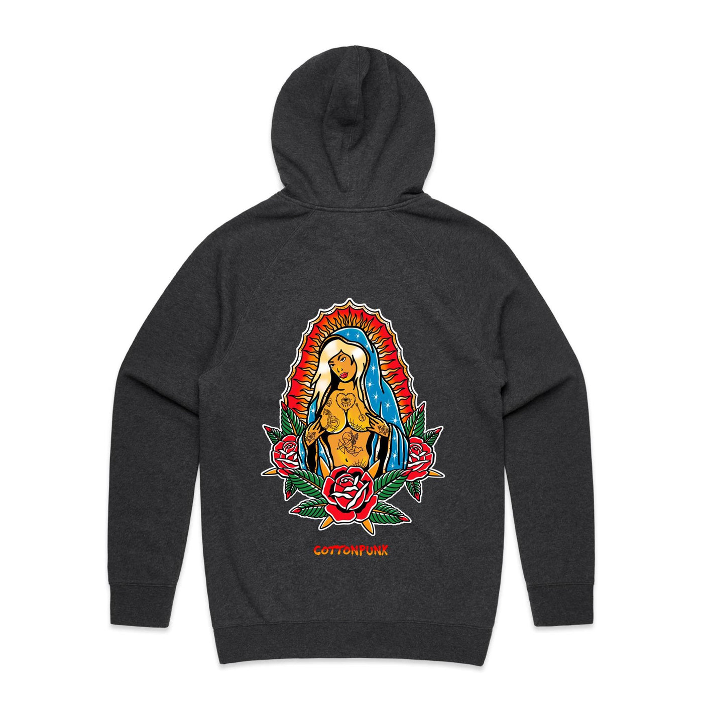 PRAY FOR BETTER TIMES - Mens Pocket Hoodie - BACK PRINT