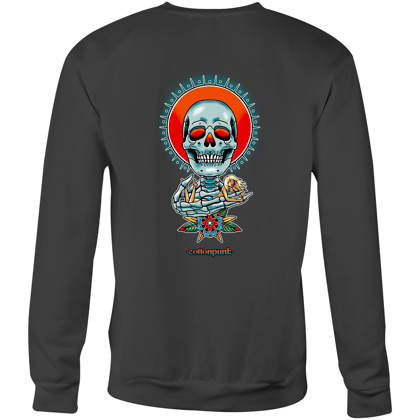 HAVE A NICE DEATH - Mens Sweatshirt - BACK PRINT