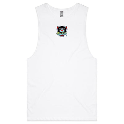 NO REGRETS - Mens Sleeveless T-Shirt - BACK PRINT