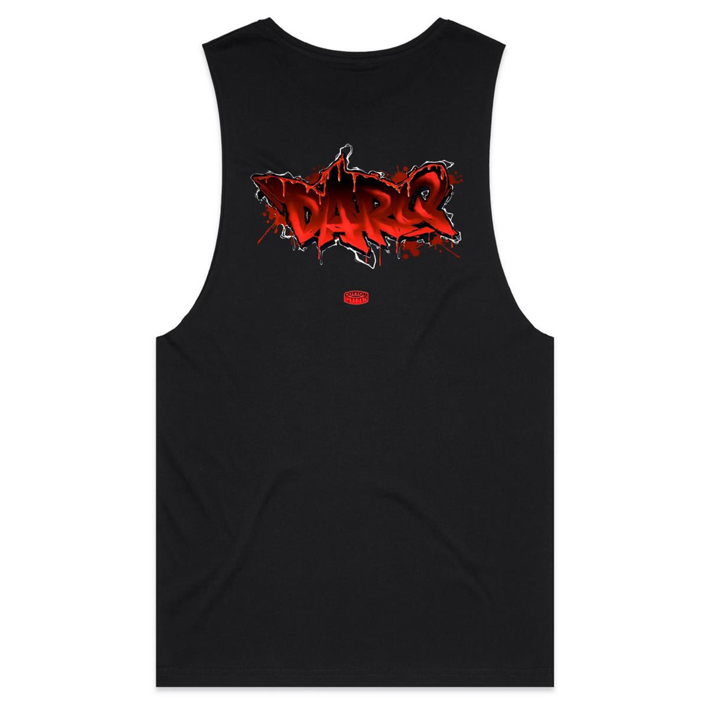 DARQ - Mens Sleeveless T-Shirt - BACK PRINT