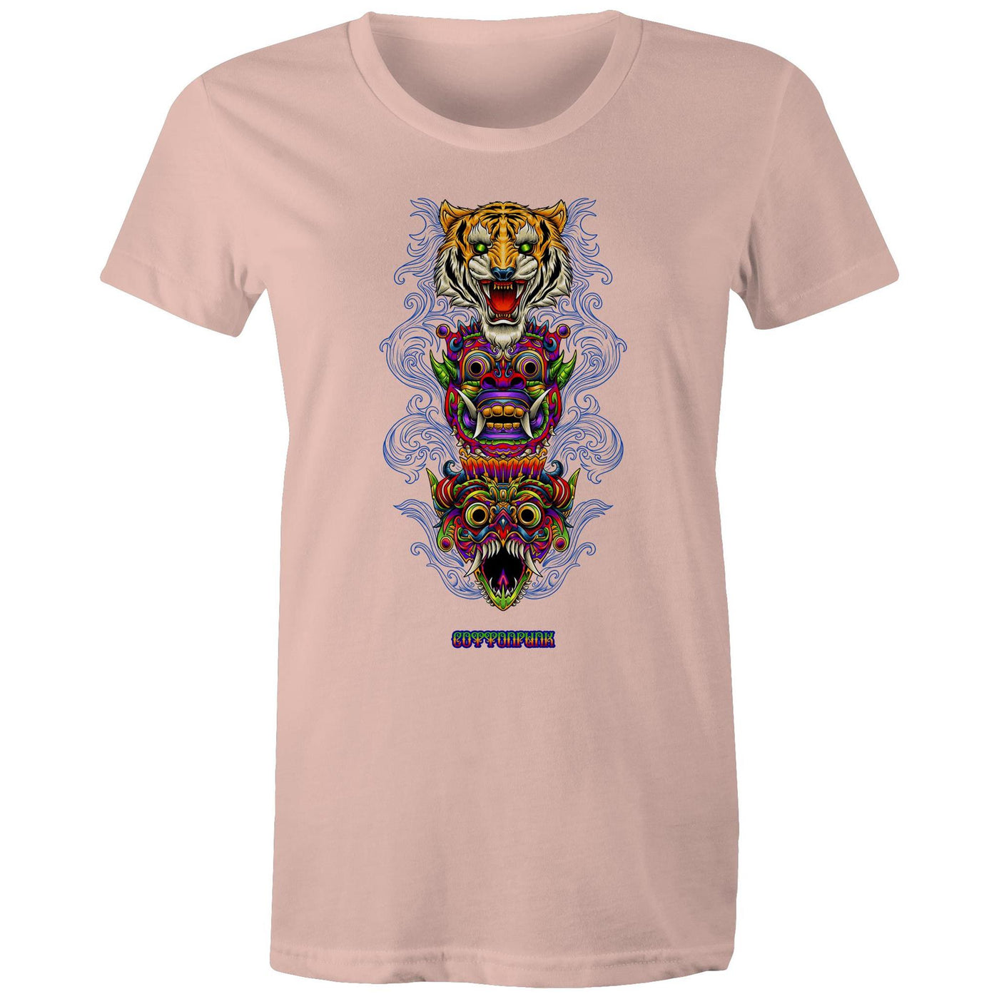 BALI SPIRITS (W) - Womens T-Shirt - FRONT PRINT