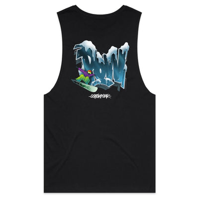 POW - Mens Sleeveless T-Shirt - BACK PRINT