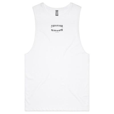 GET ON MY LVL - Mens Sleeveless T-Shirt - BACK PRINT