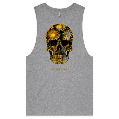 DEATH BY SUNRISE - Mens Sleeveless T-Shirt - FRONT PRINT