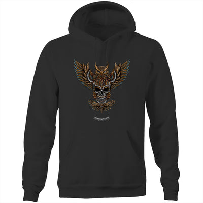 NIGHT HUNT - Mens Pocket Hoodie - FRONT PRINT