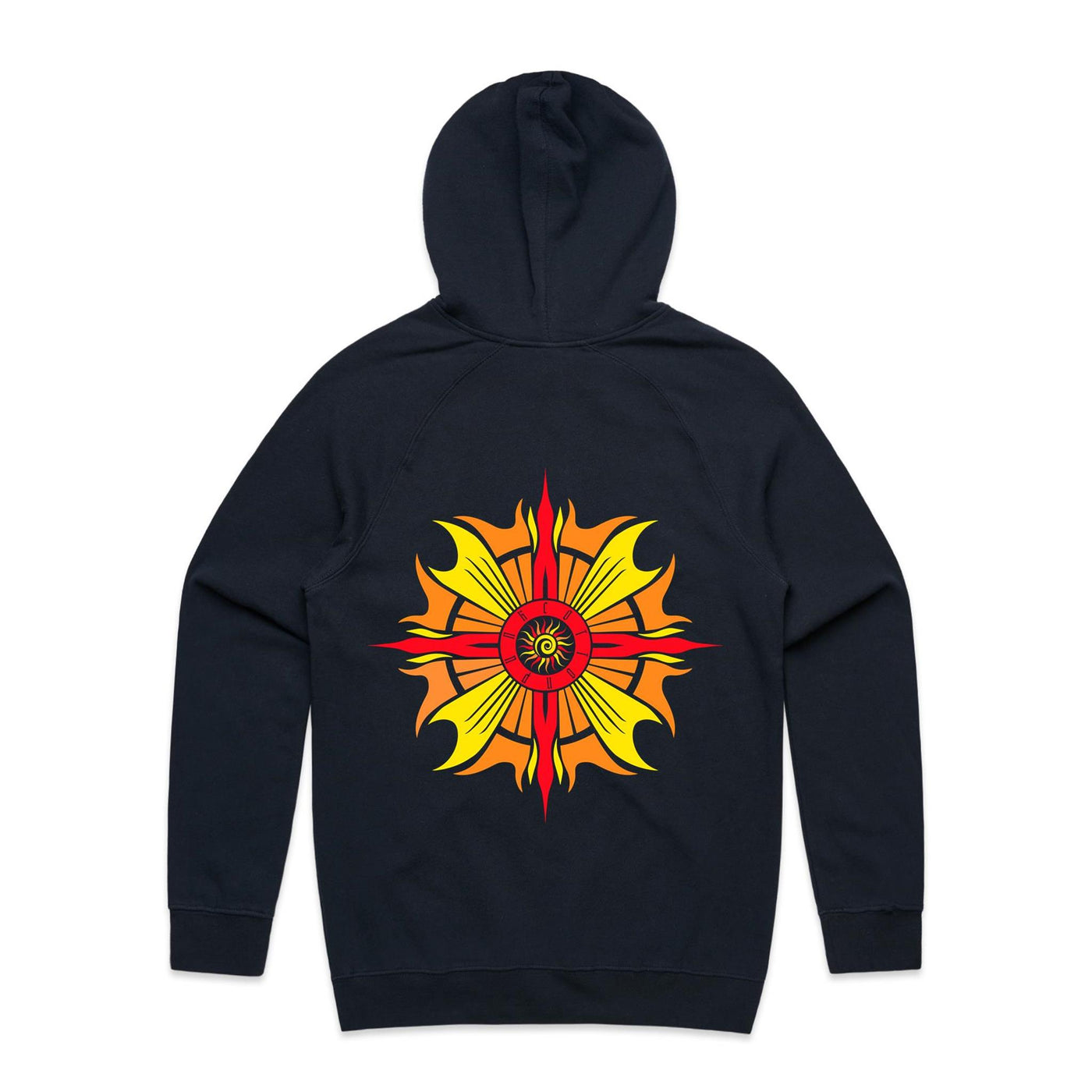 SUNDANCE II - Mens Pocket Hoodie - BACK PRINT