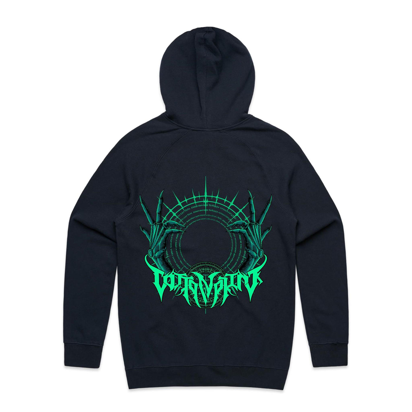 RISING II - Mens Pocket Hoodie - BACK PRINT