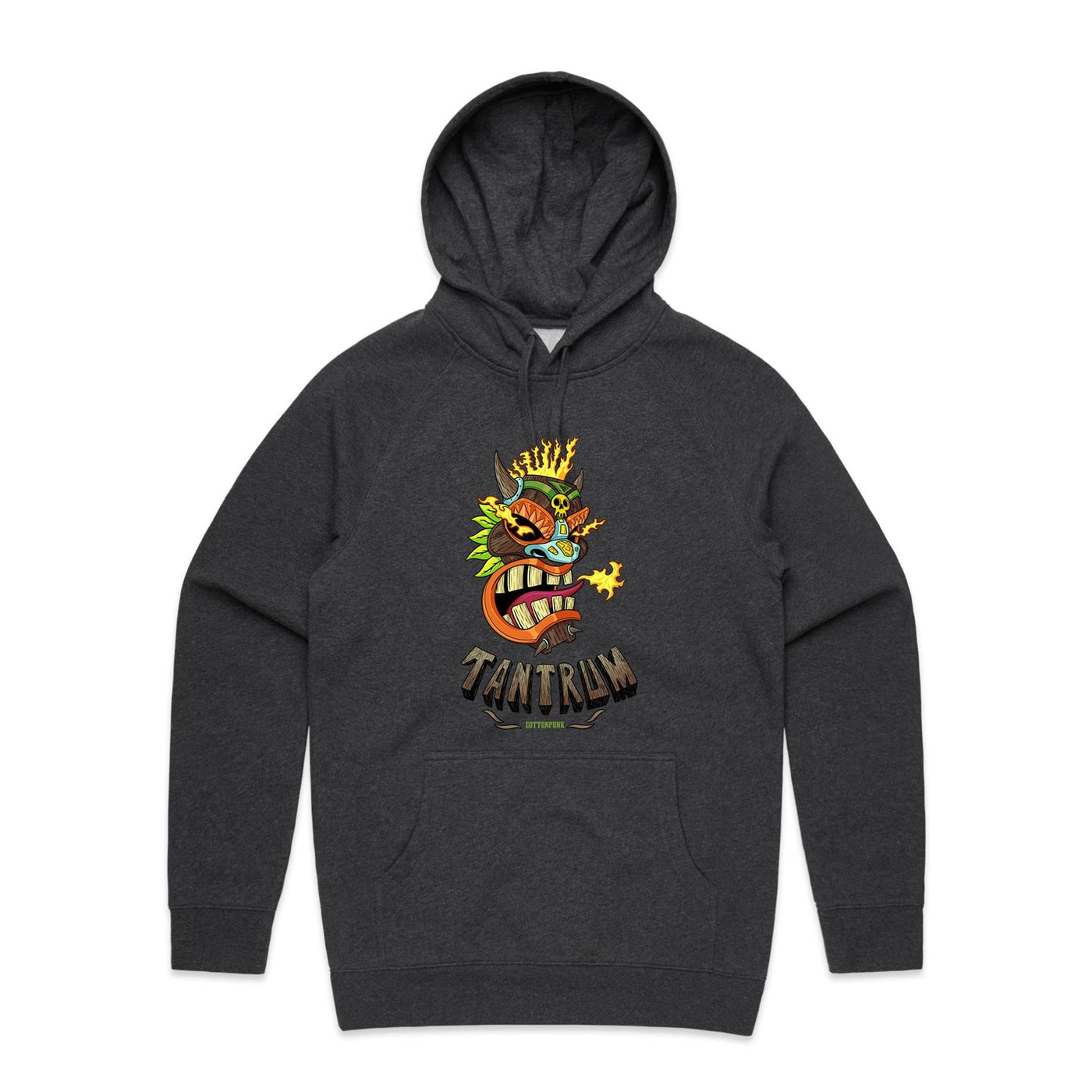 TANTRUM - Mens Pocket Hoodie - FRONT PRINT