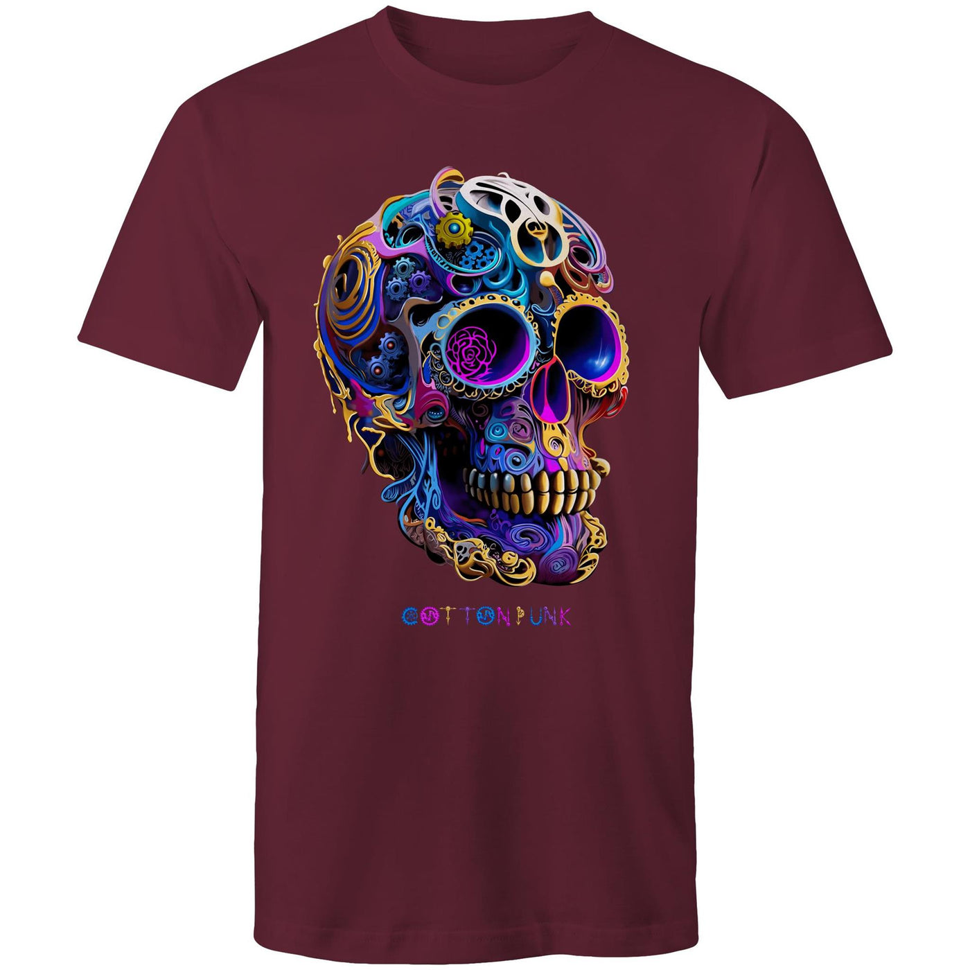 GEARS OF TIME V2 - Mens T-Shirt - FRONT PRINT