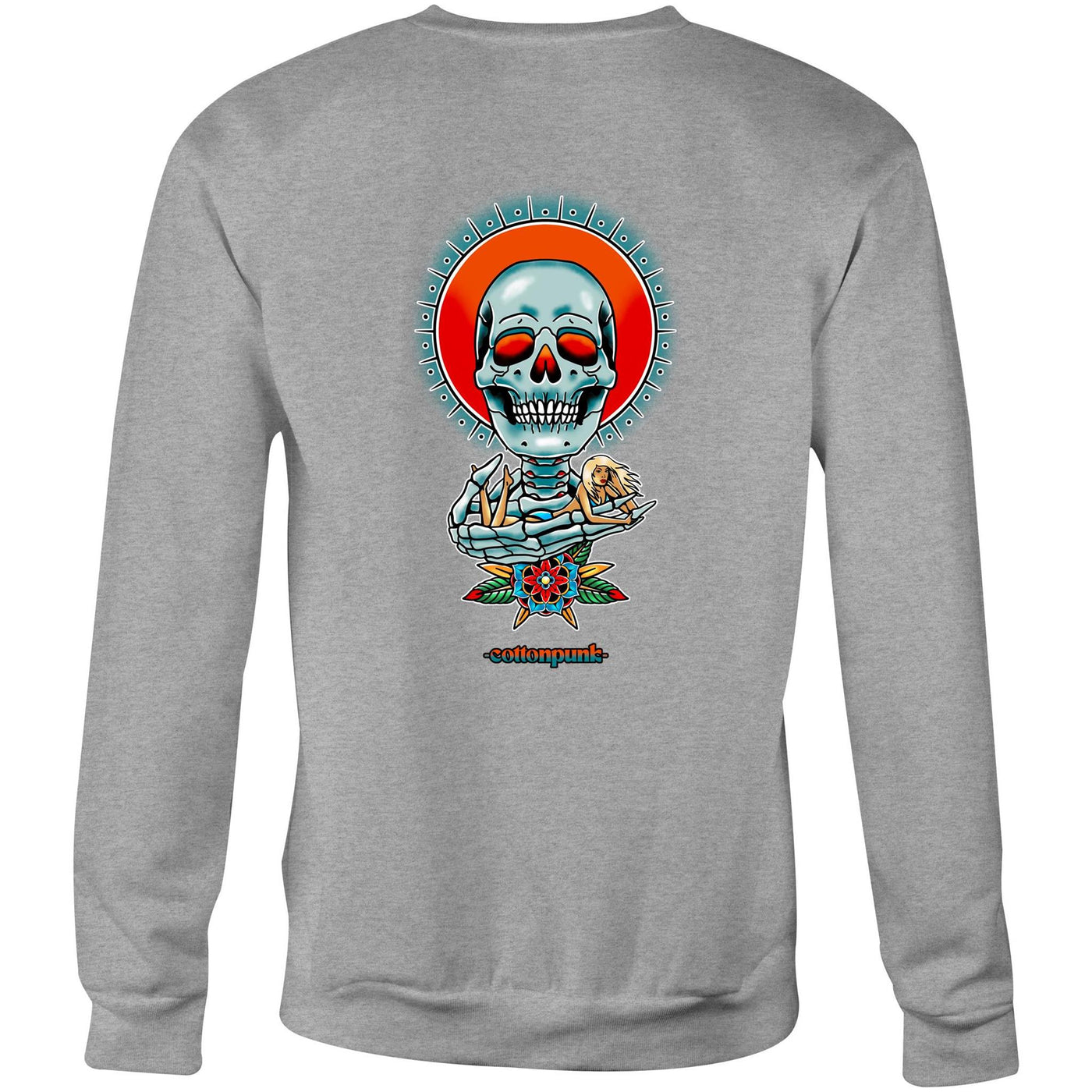 HAVE A NICE DEATH - Mens Sweatshirt - BACK PRINT