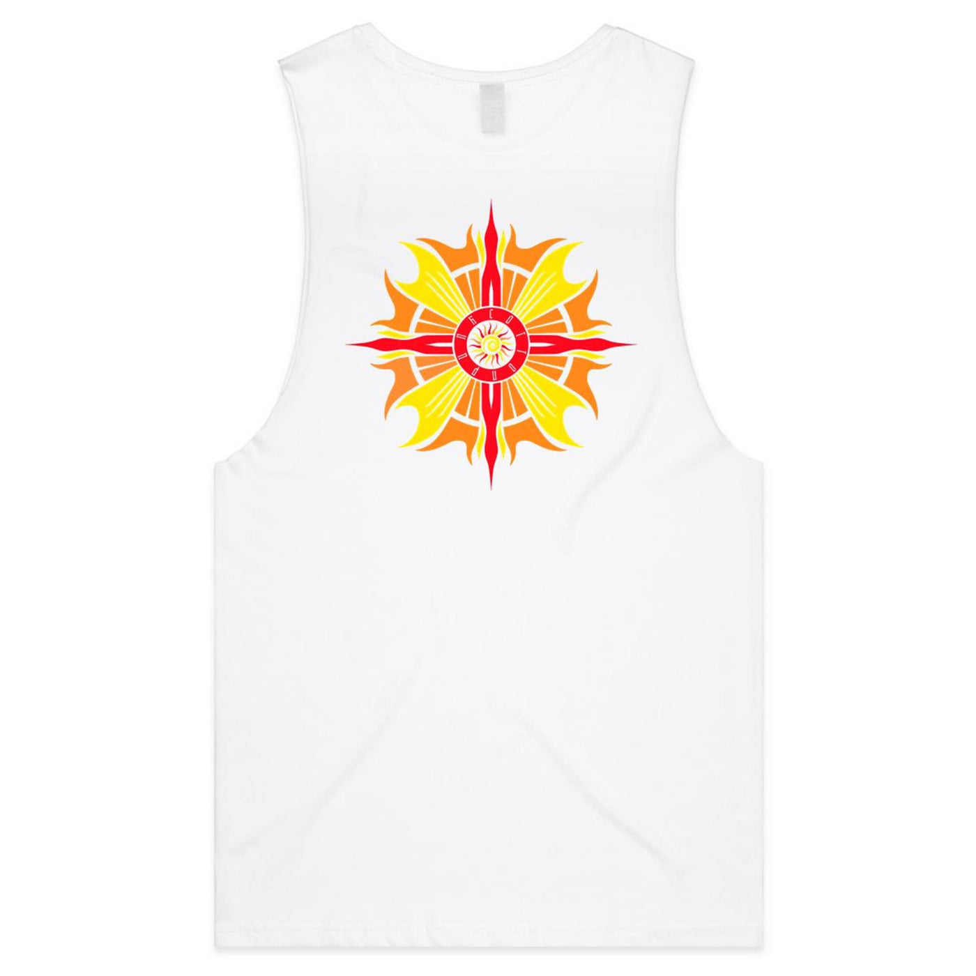 SUNDANCE II - Mens Sleeveless T-Shirt - BACK PRINT