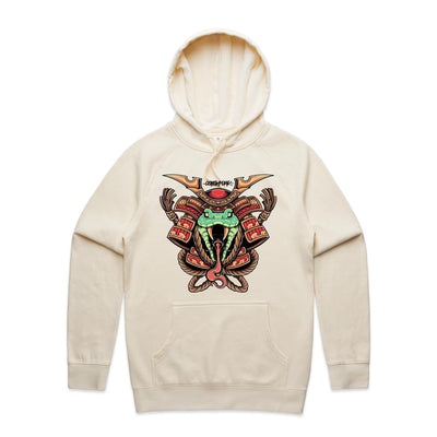 SPIRIT SNAKE - Mens Pocket Hoodie - FRONT PRINT