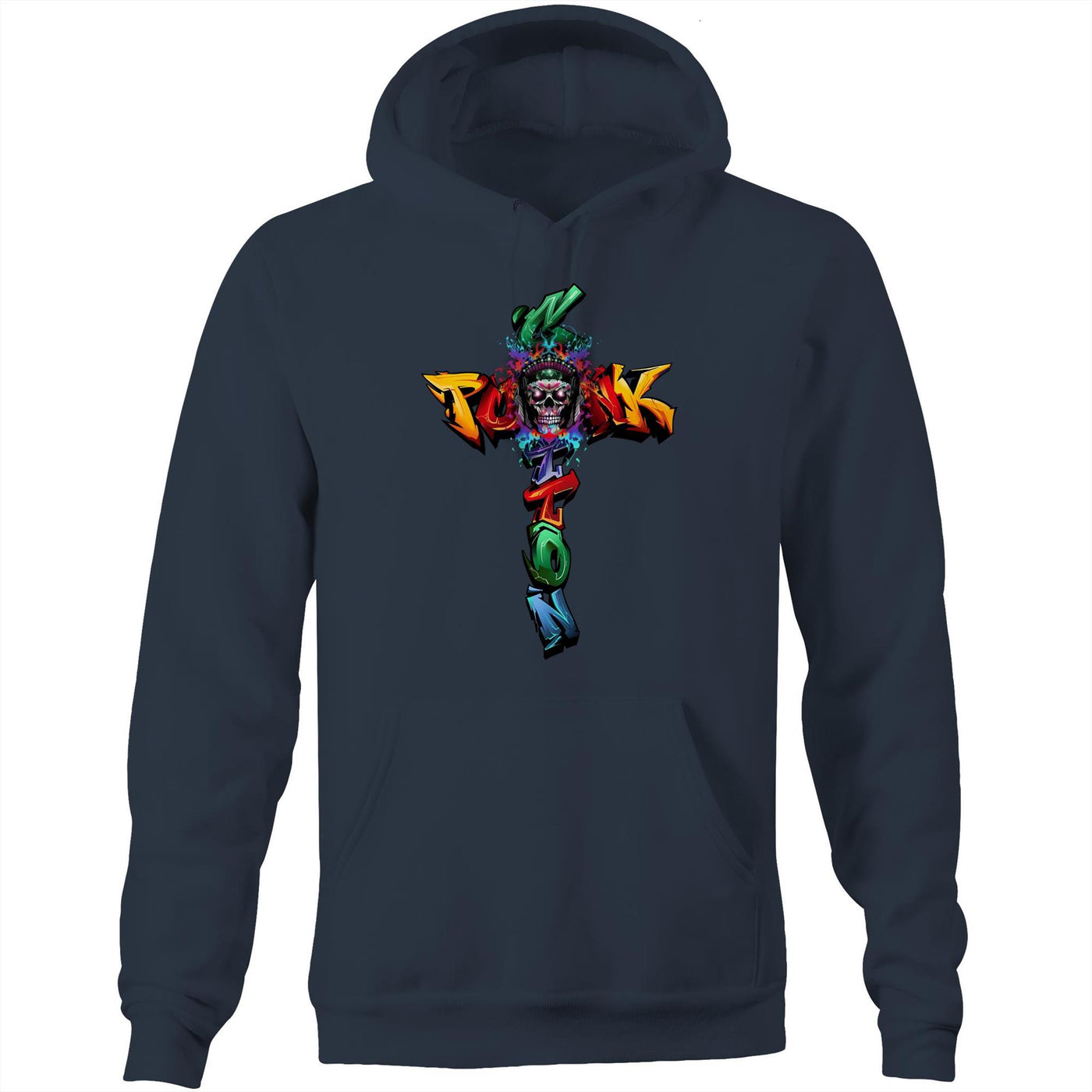 COTTONPUNK X SPLASH - Mens Pocket Hoodie - FRONT PRINT