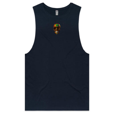 DEATH BY SUNSET - Mens Sleeveless T-Shirt - BACK PRINT