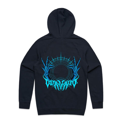 RISING - Mens Pocket Hoodie - BACK PRINT