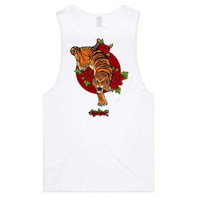 JUNGLE KING - Mens Sleeveless T-Shirt - BACK PRINT