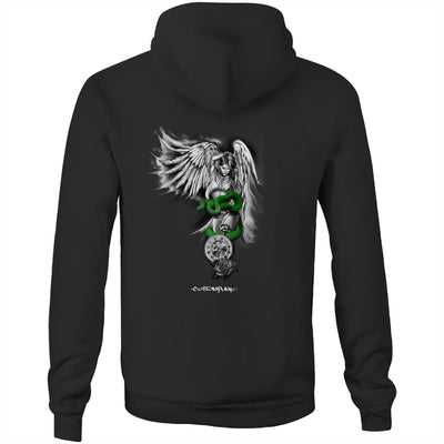 SINFUL BEAUTY - Mens Pocket Hoodie - BACK PRINT