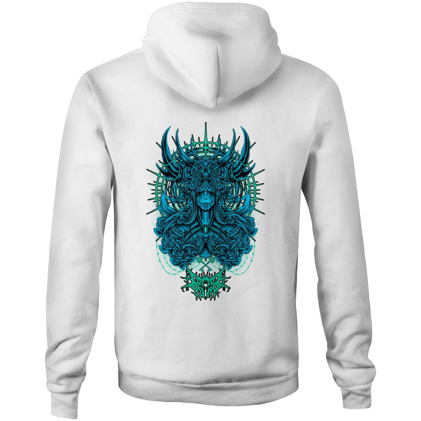 KEYMASTER II - Mens Pocket Hoodie - BACK PRINT