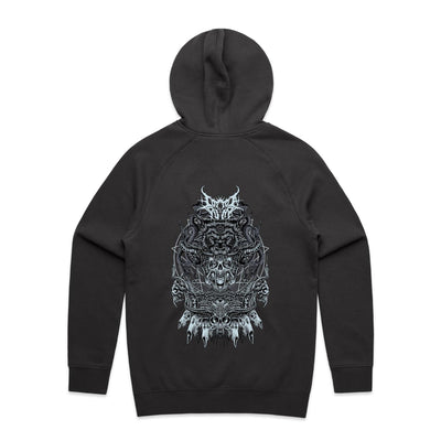 ALMOST HUMAN IV - Mens Pocket Hoodie - BACK PRINT