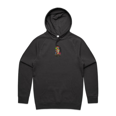 SYCHO (R) - Mens Pocket Hoodie - BACK PRINT