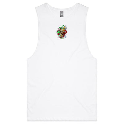 SPIRIT SNAKE - Mens Sleeveless T-Shirt - BACK PRINT