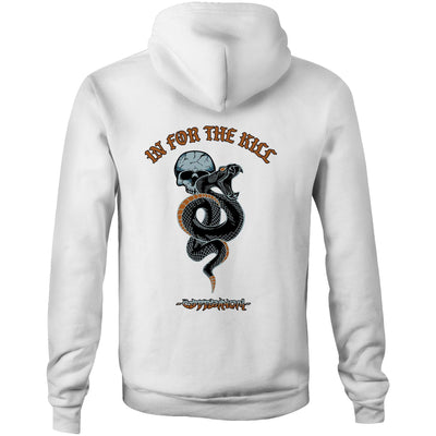 IN FOR THE KILL - Mens Pocket Hoodie - BACK PRINT