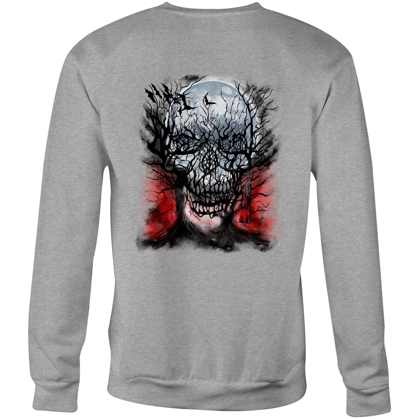 PIERCED SOUL - Mens Sweatshirt - BACK PRINT