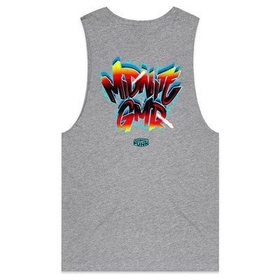 MIDNITE GMR - Mens Sleeveless T-Shirt - BACK PRINT