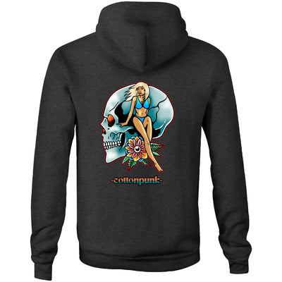 NEVER R.I.P - Mens Pocket Hoodie - BACK PRINT