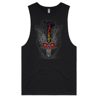 FRAGMENTED DETOX - Mens Sleeveless T-Shirt - FRONT PRINT