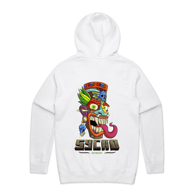 SYCHO - Mens Pocket Hoodie - BACK PRINT