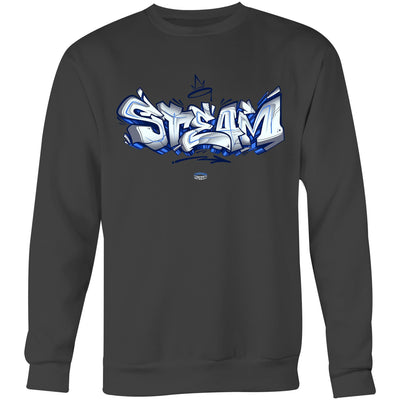 STEAM - Mens Sweatshirt - FRONT PRINT