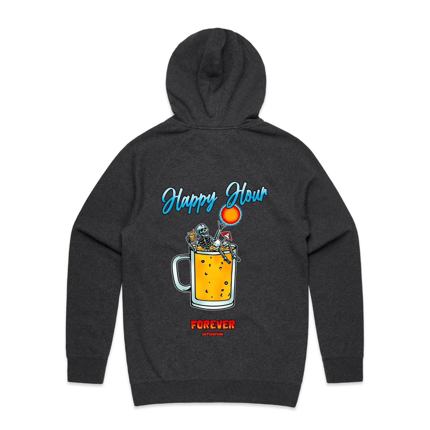 IS IT STILL HAPPY HOUR? - Mens Pocket Hoodie - BACK PRINT