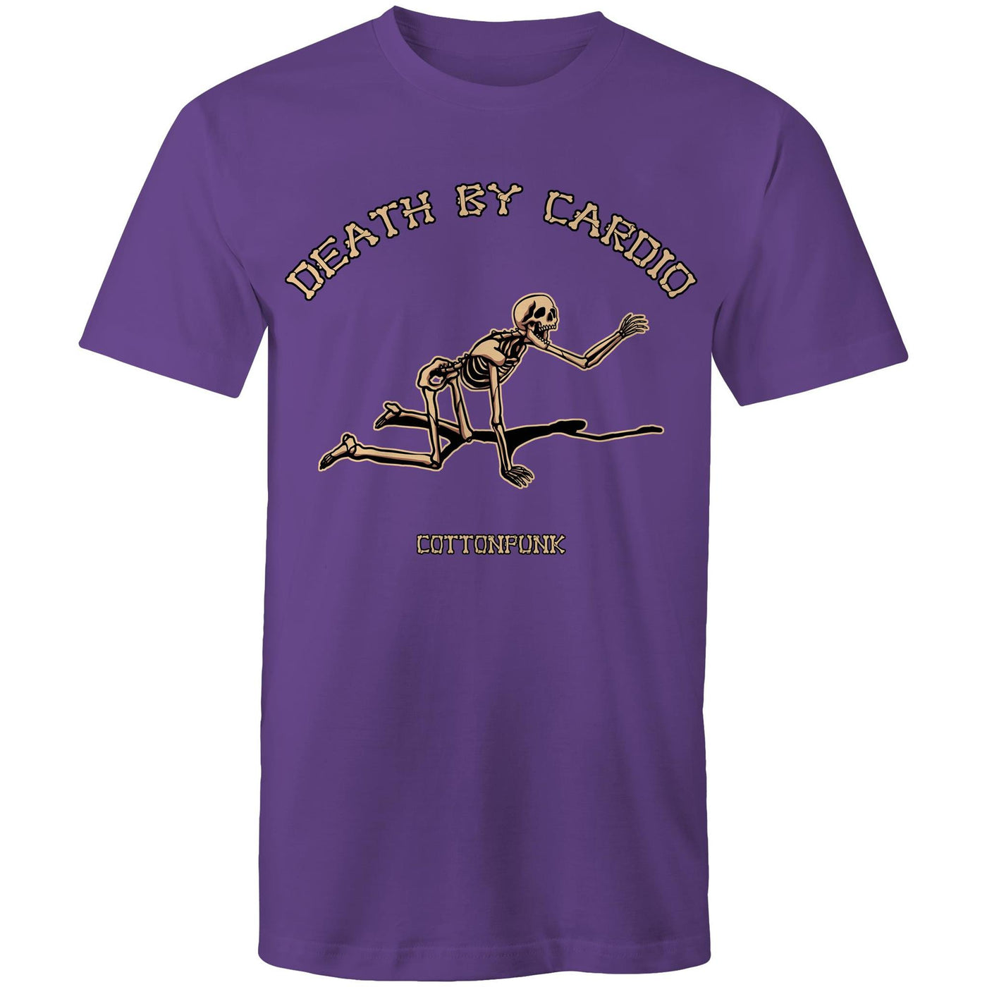 DEATH BY CARDIO - Mens T-Shirt - FRONT PRINT