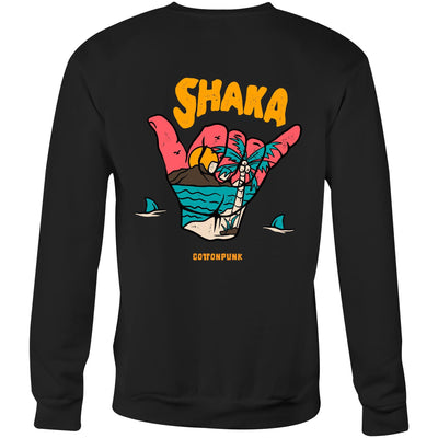 SHAKA (W) - Womens Sweatshirt - BACK PRINT