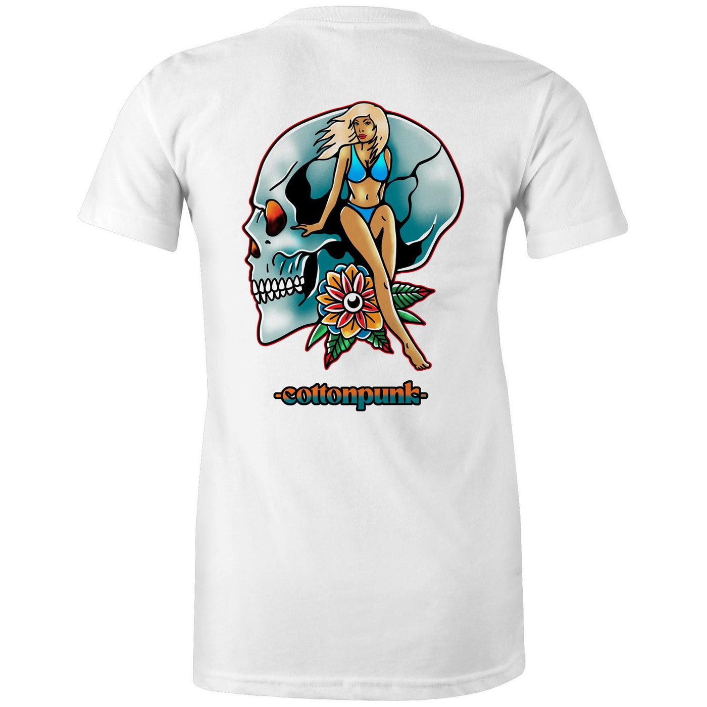 NEVER R.I.P (W) - Womens T-Shirt - BACK PRINT