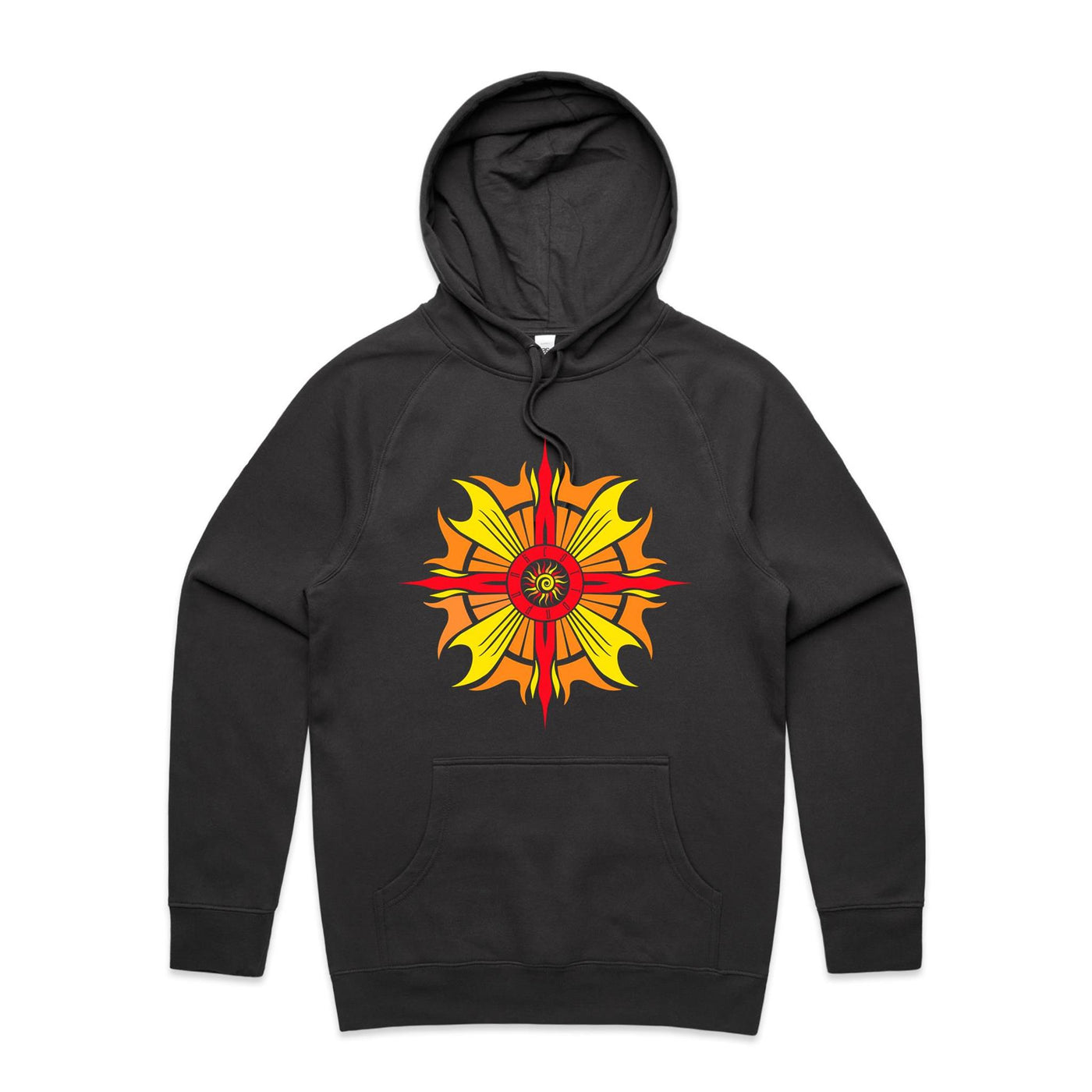 SUNDANCE II - Mens Pocket Hoodie - FRONT PRINT