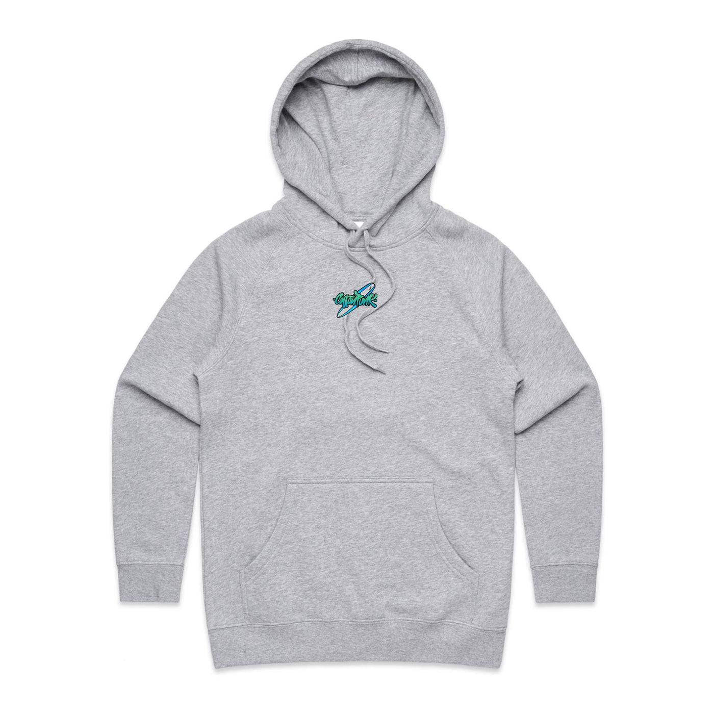 ONE LOVE (W) - Womens Pocket Hoodie - BACK PRINT