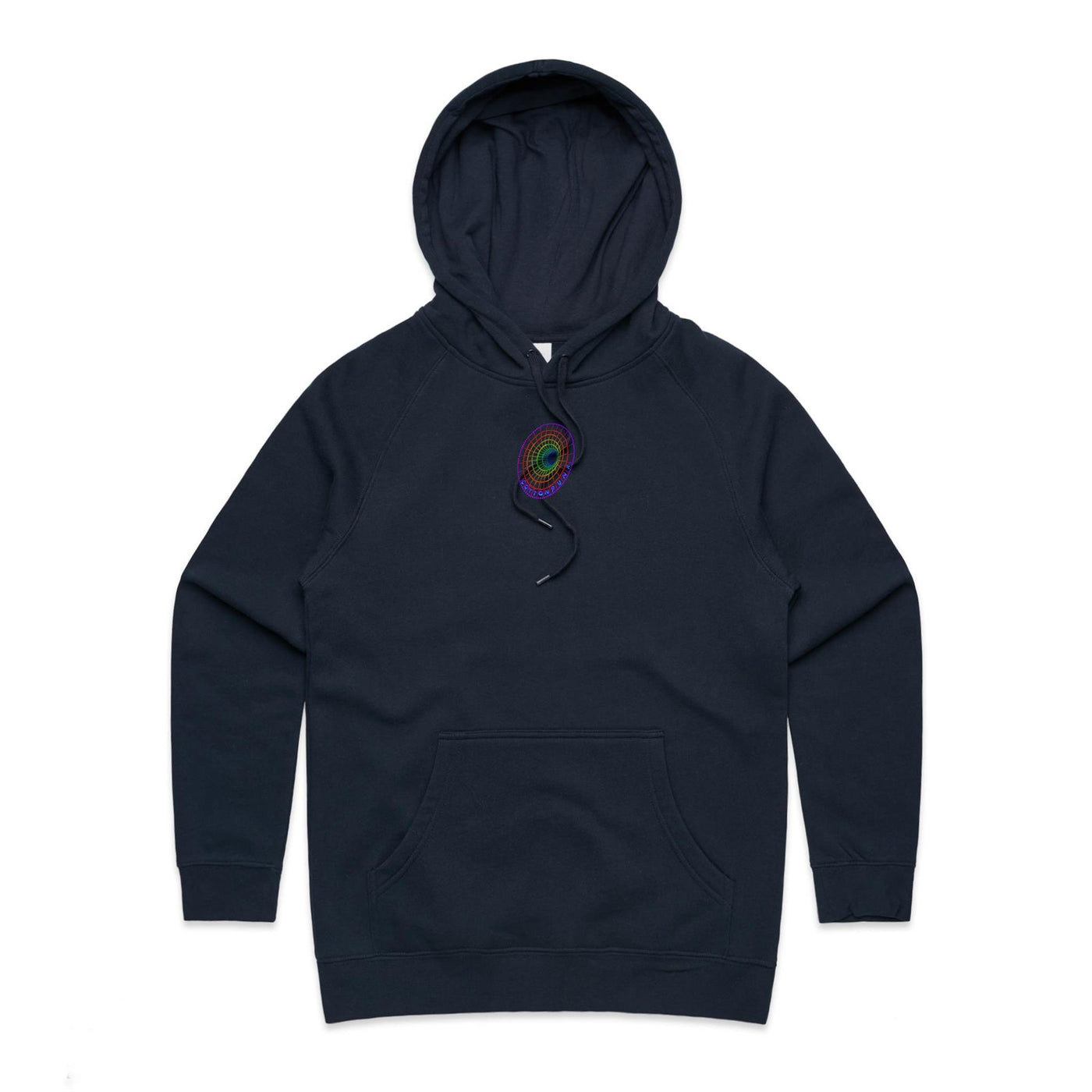 OPEN YOUR MIND (W) - Womens Pocket Hoodie - BACK PRINT