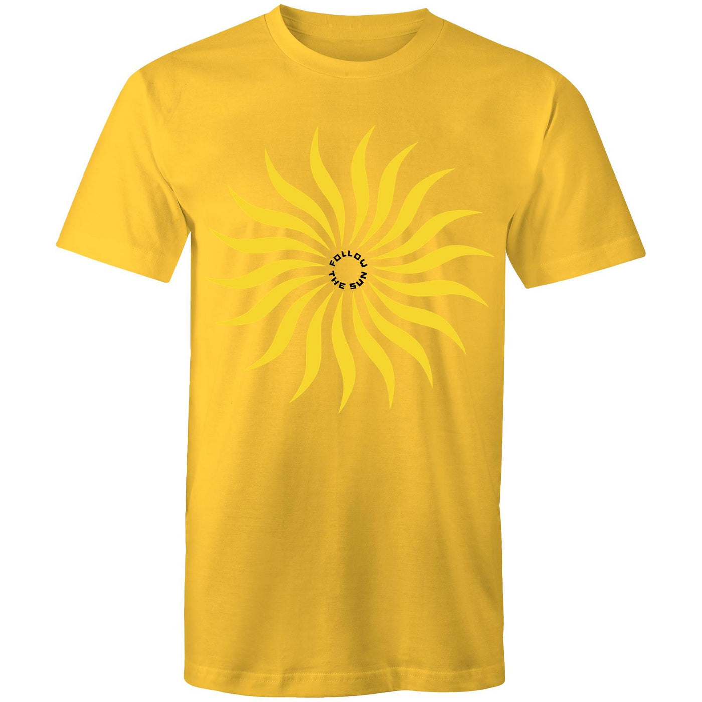 FOLLOW THE SUN II - Mens T-Shirt - FRONT PRINT