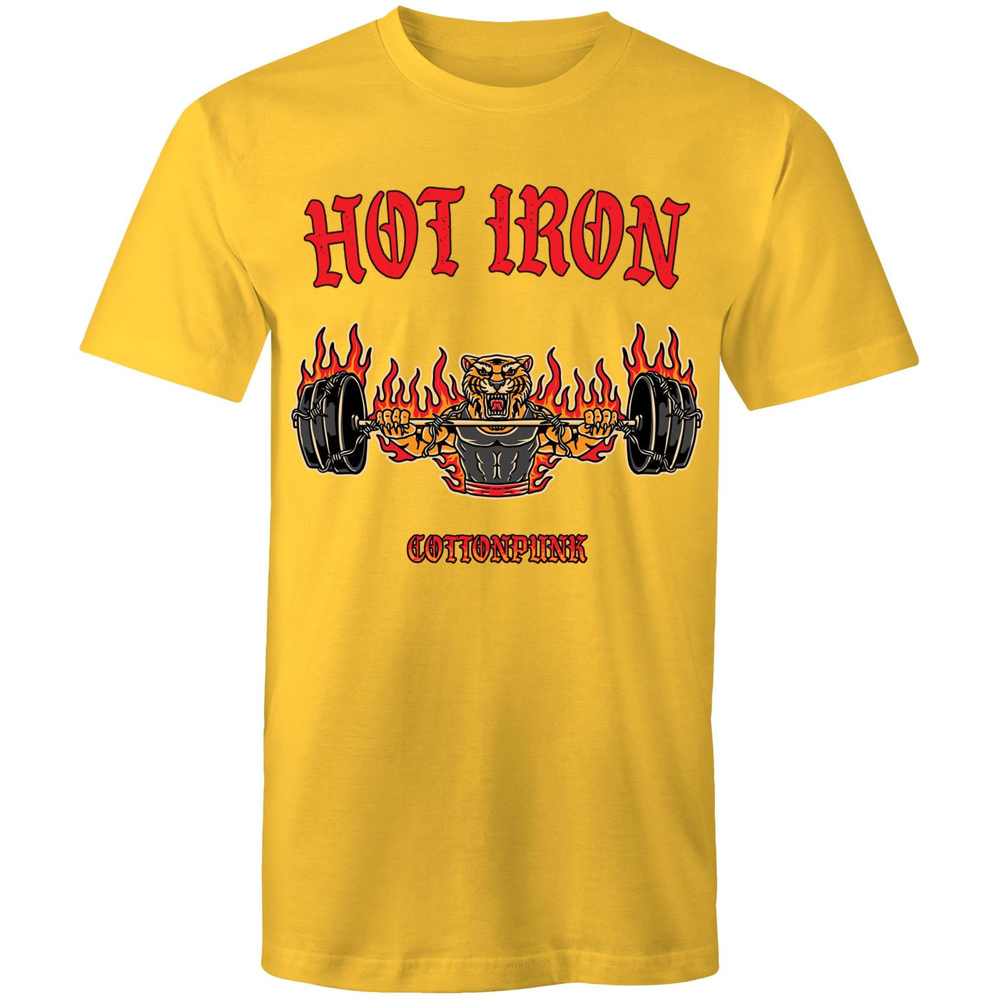 HOT IRON - Mens T-Shirt - FRONT PRINT