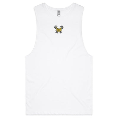 KEYMASTER - Mens Sleeveless T-Shirt - BACK PRINT